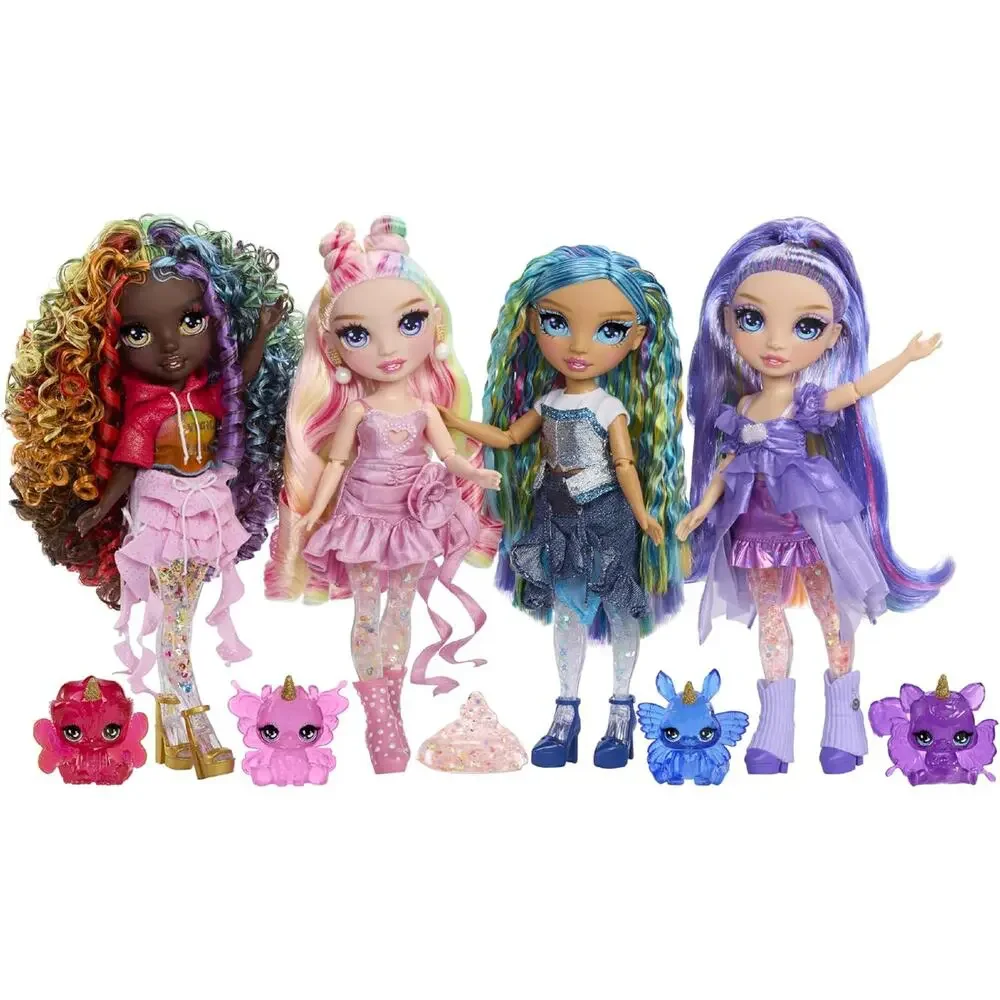 CoRainbow High Rainbow Shimmers with Slime - Bella Pink - 28cm Fashion Doll NWT